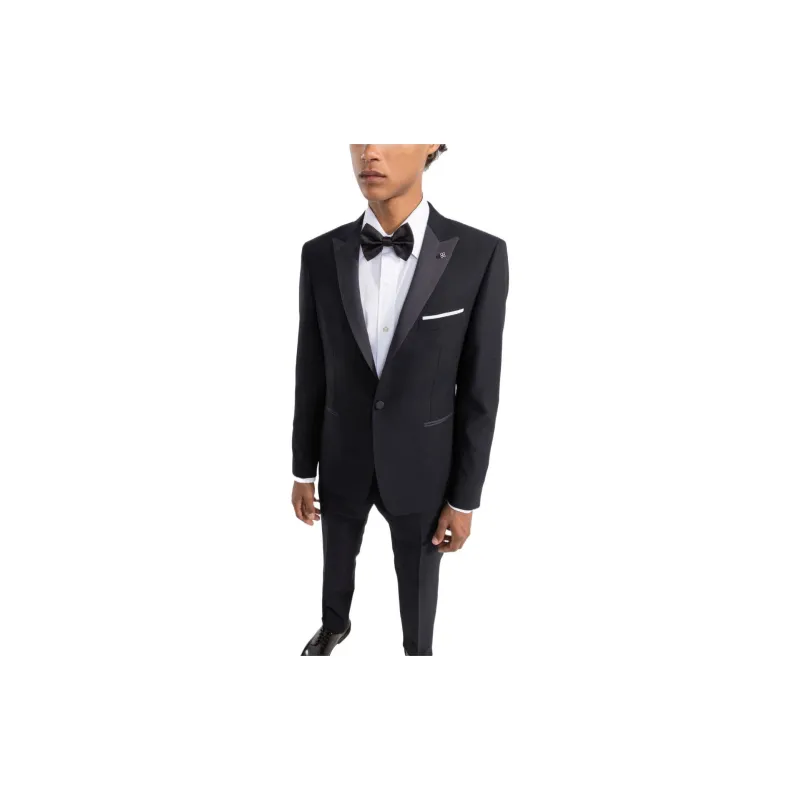 Tagliatore Business Suits Men Clothing Sets Navy Blue-3