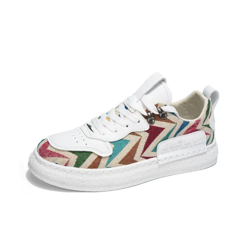 Kuding Slip-Resistant Low-Top Canvas Shoes Men's-16