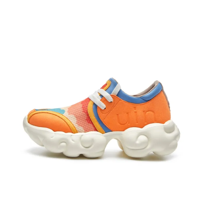 U.IN Painted Travel Cloud Collection Low Top Chunky Sneakers Women's-88
