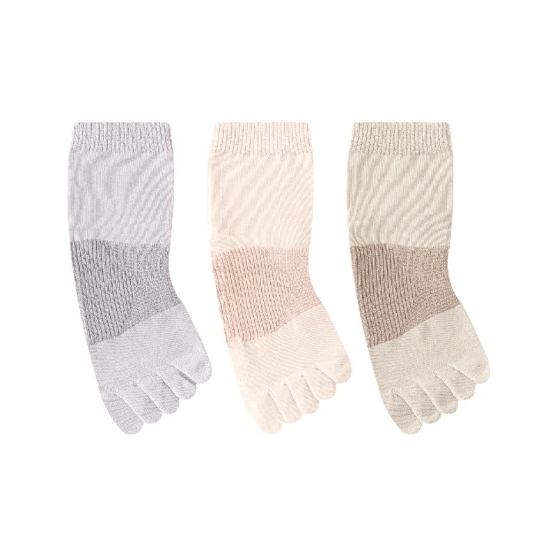 AUGUST Mid Calf Socks Women's 3 Pack-4