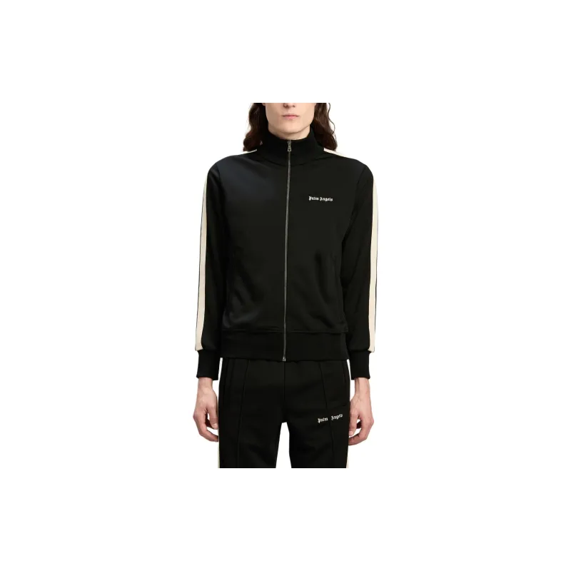 PALM ANGELS Logo Embroidered Track Jacket-1