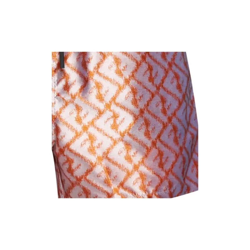 FENDI Blurry Monogram print Swim Shorts-5