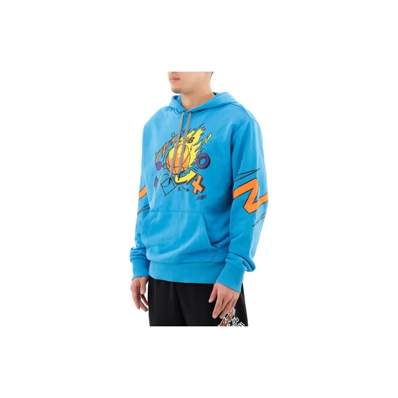 New Balance Sweatshirts Men Blue-3