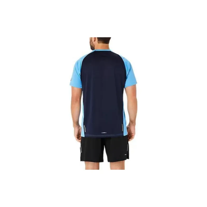 Asics T Shirts Men Blue-3