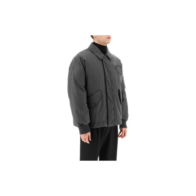 Burberry Logo Detailed Padded Jacket-2