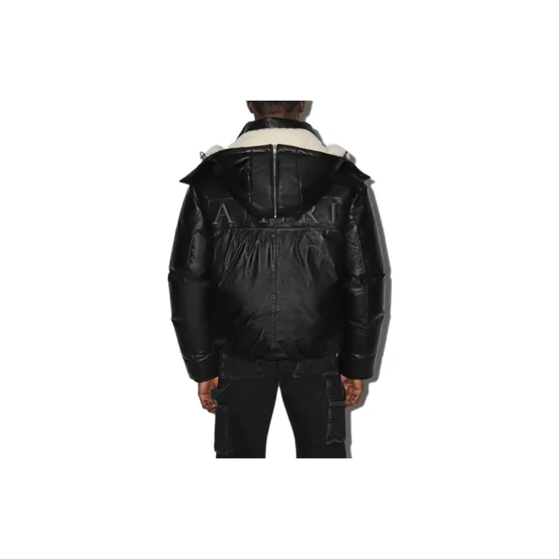 AMIRI SS23 Leather Jackets Men Black-2