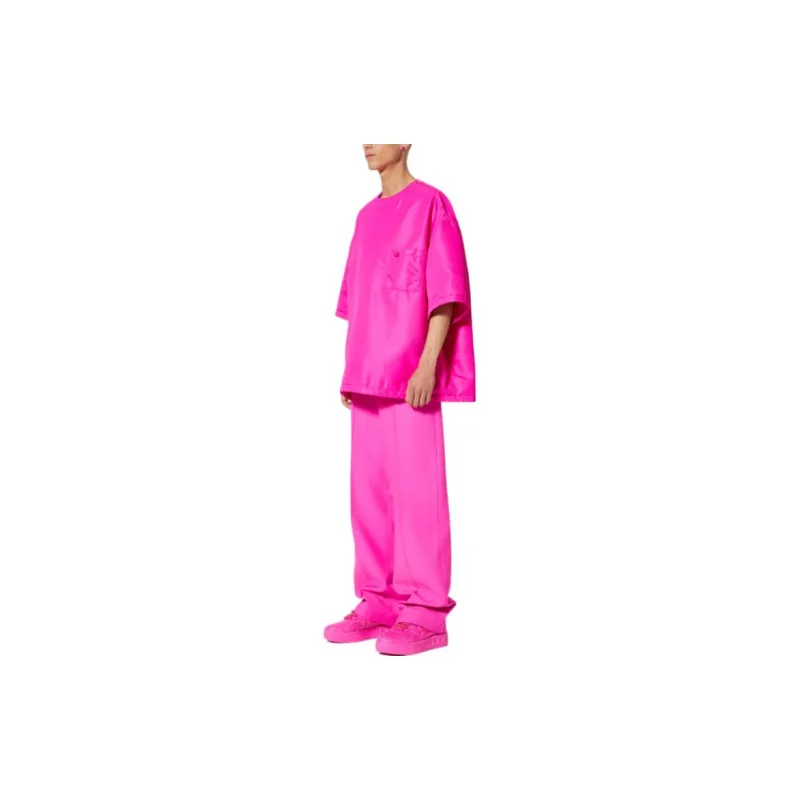Valentino Pink Pp Collection FW22 Casual Pants Men's Purple-1