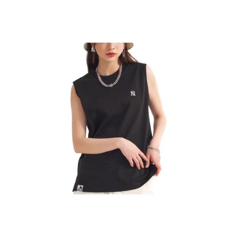 MLB New York Yankees Tank Tops Unisex Black-3