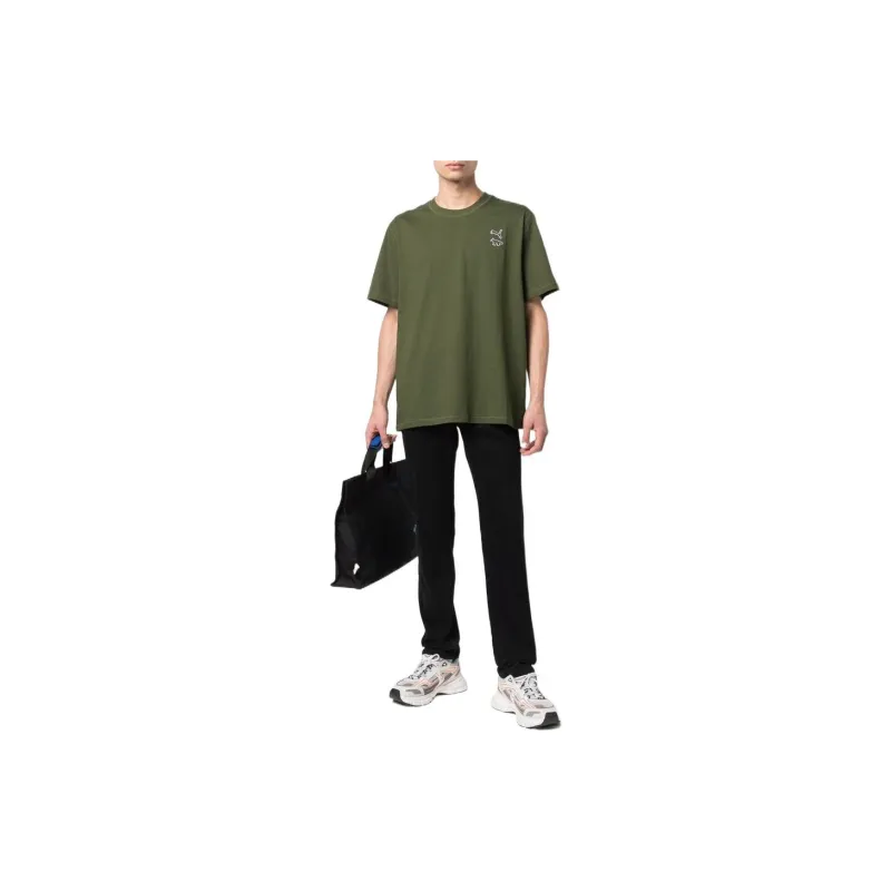 Maison Kitsune X PUMA X PUMA T-Shirts Unisex Green-2