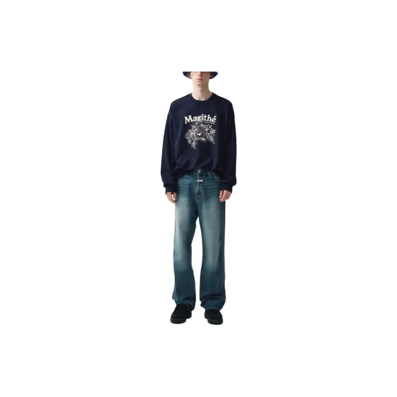 Marithe Francois Girbaud FW24 Jeans Men's Vintage Blue-2
