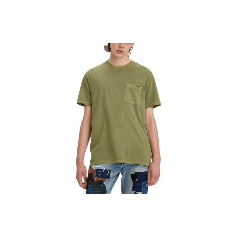 Levis T-Shirts Men Olive Green-1