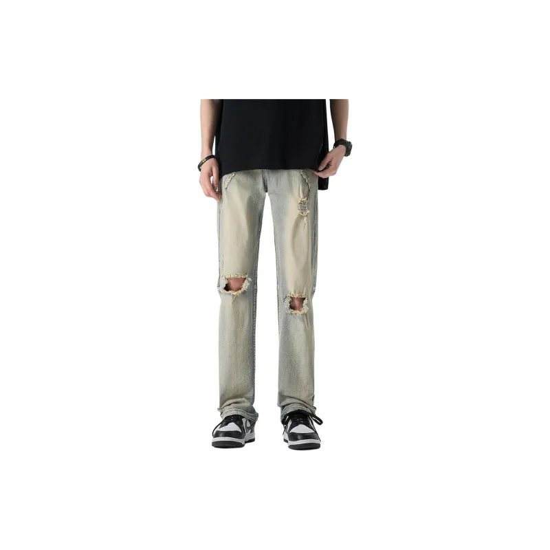 EPTISON Jeans Men Yellow Mud-2