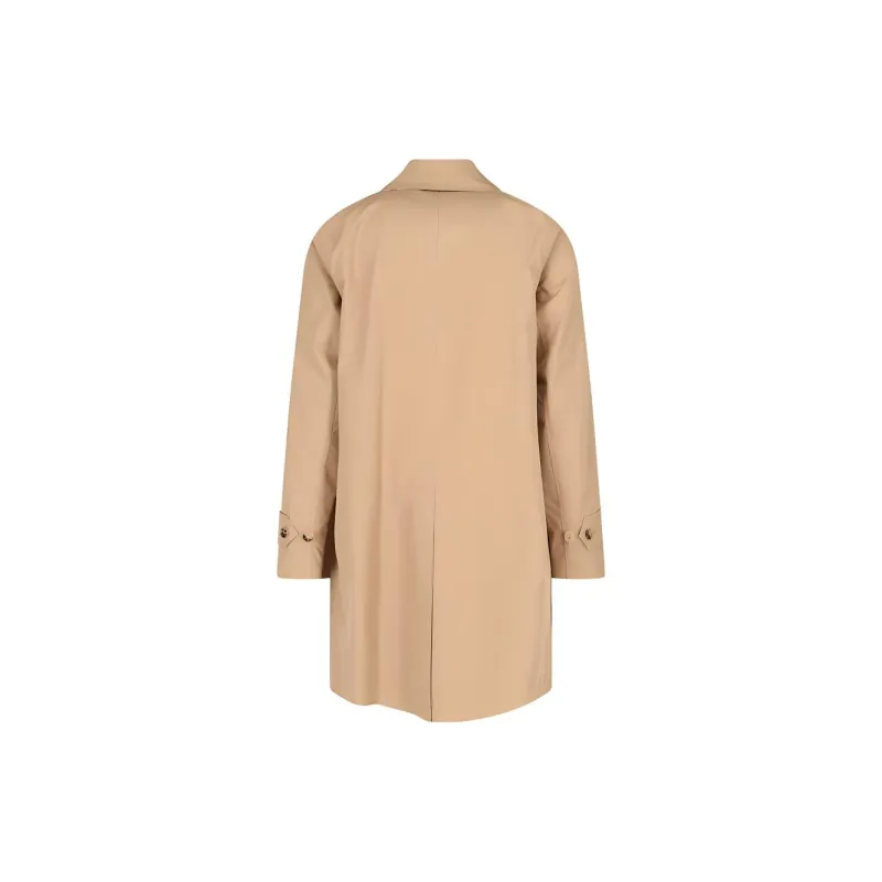 Burberry Long Sleeved Buttoned Trench Coat-1
