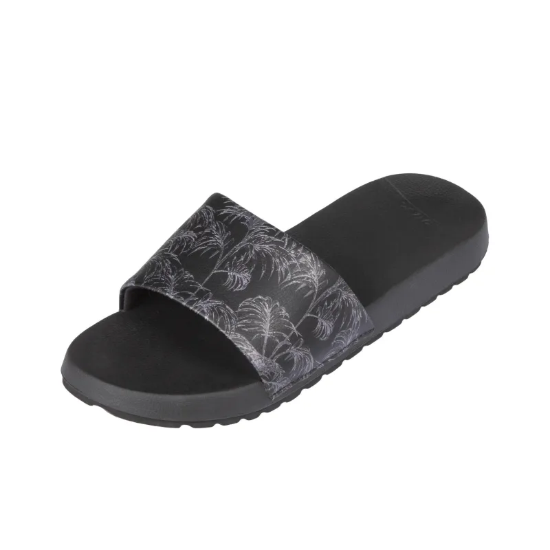 DECATHLON Quick Dry Slide Slippers Women's Black-2