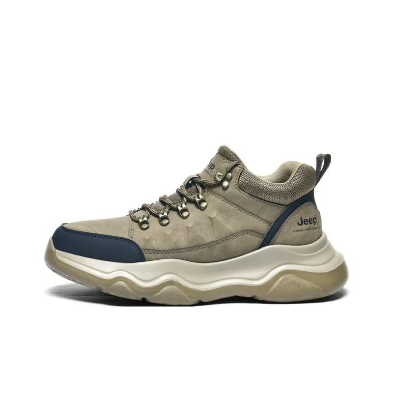 Jeep Wear-Resistant Coverage Low-Top Hiking Shoes Men's-0