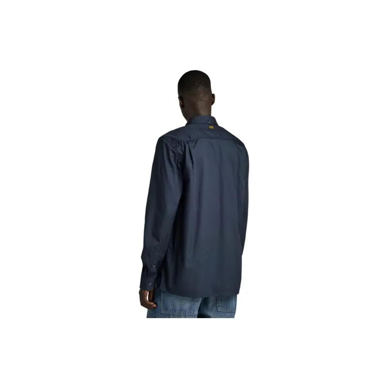 G STAR RAW Shirt Men's Navy Blue-1