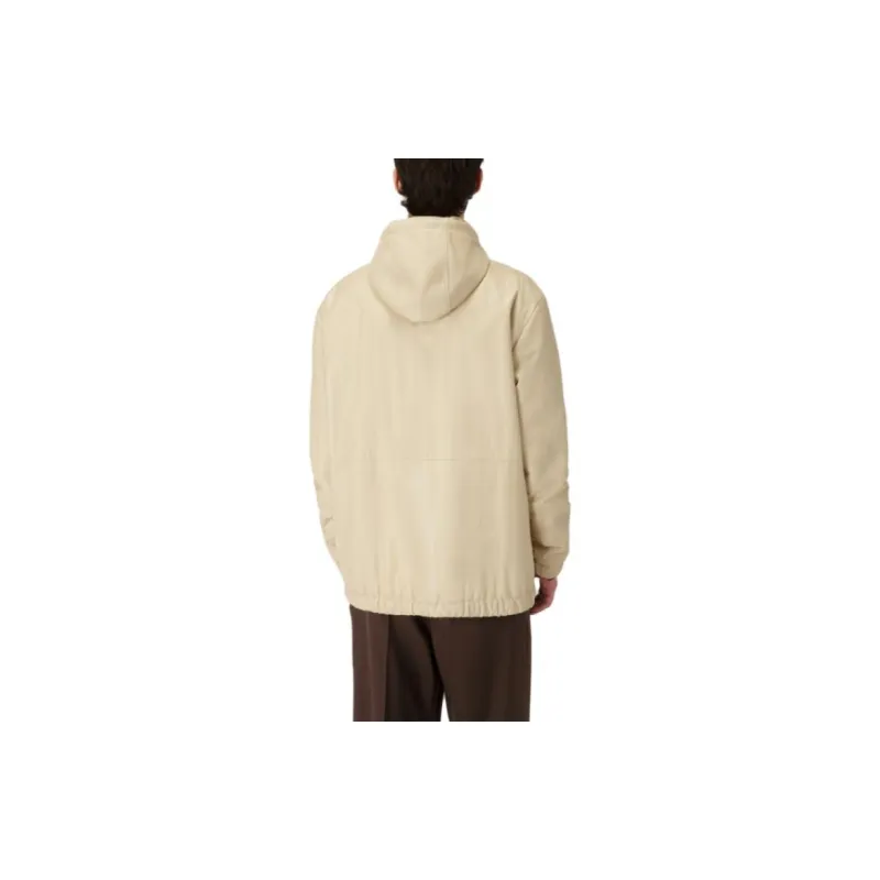 BALLY Leather Jackets Men Beige-2