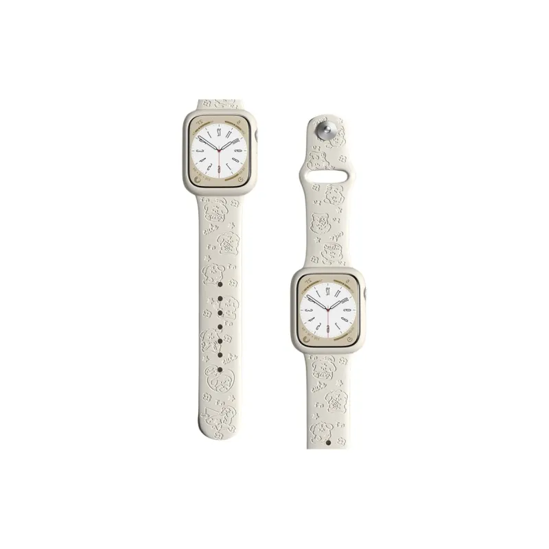 FZRT Apple Compatibility Watch Band 41/45mm Silicone Material-6