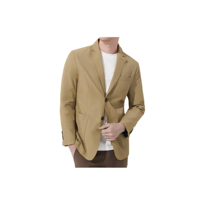 Hush Puppies Business Suit Men's Medium Coffee-1