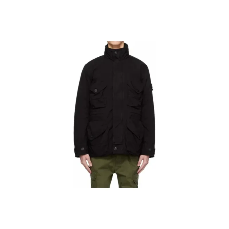 STONE ISLAND FW23 Parka Coat Unisex Black-2