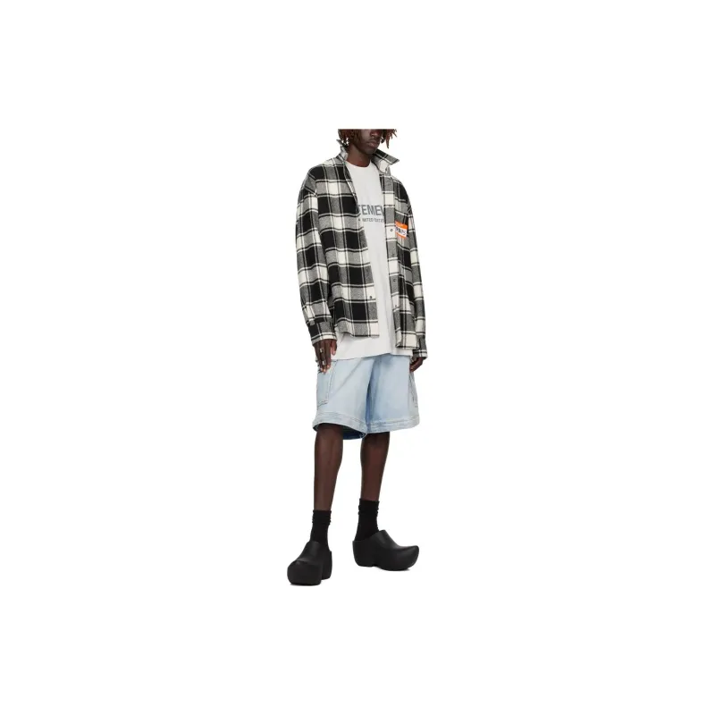 Vetements Shirts Men Black & White-1
