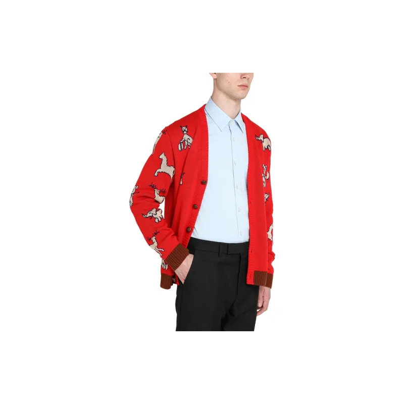 GUCCI Sweaters Men Red-1