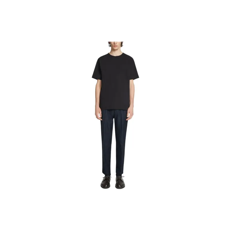 DRIES VAN NOTEN SS24 Casual Pants Men's Midnight Blue-1