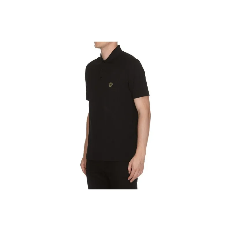 VERSACE SS23 Polo Shirt Men's Black-3