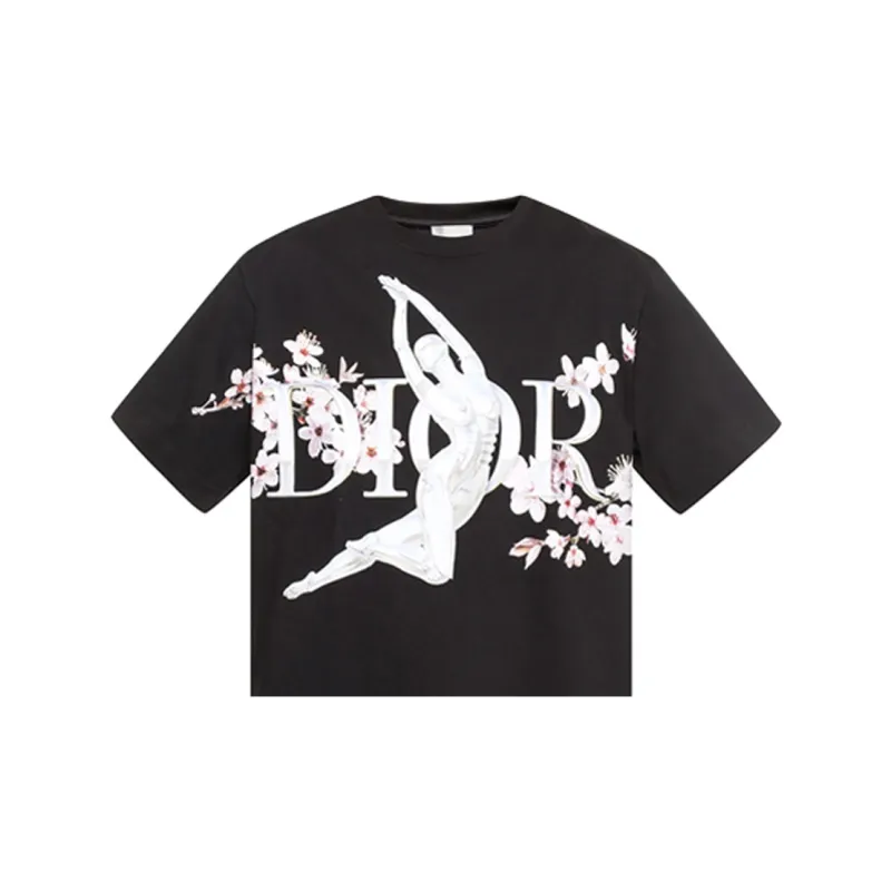 DIOR Dior Quarterly New Products T-Shirt Men's Black-5