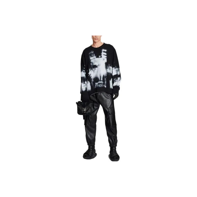 BALMAIN Printed Crewneck Sweatshirt-1