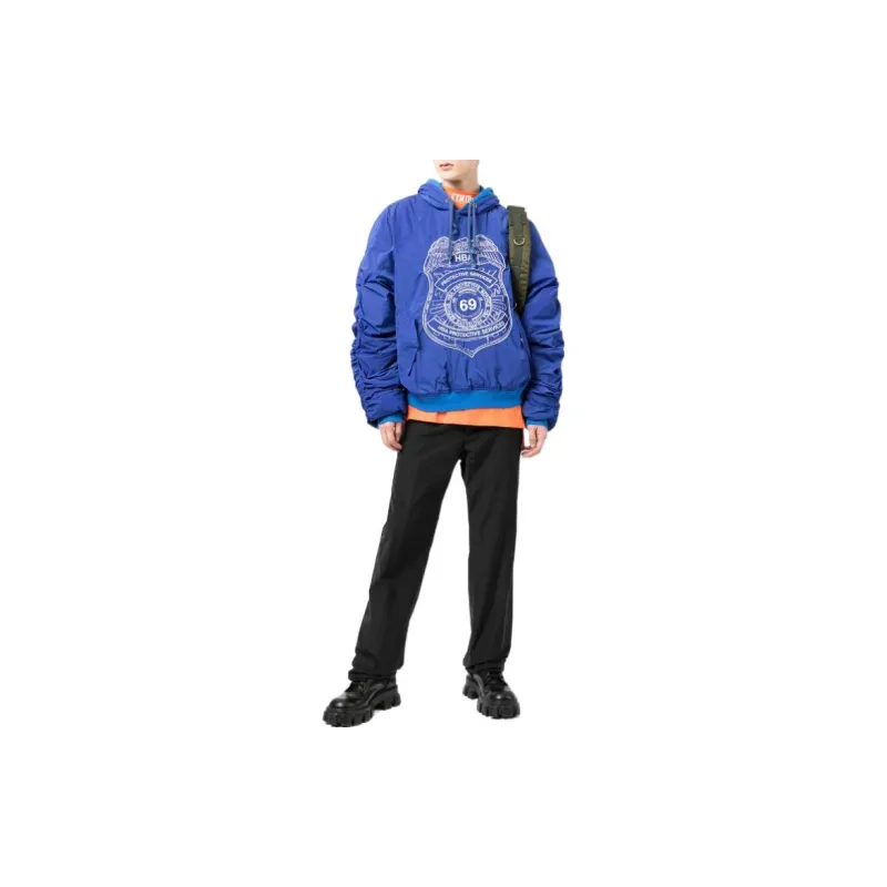 Hood By Air Sweatshirts Unisex Blue-1