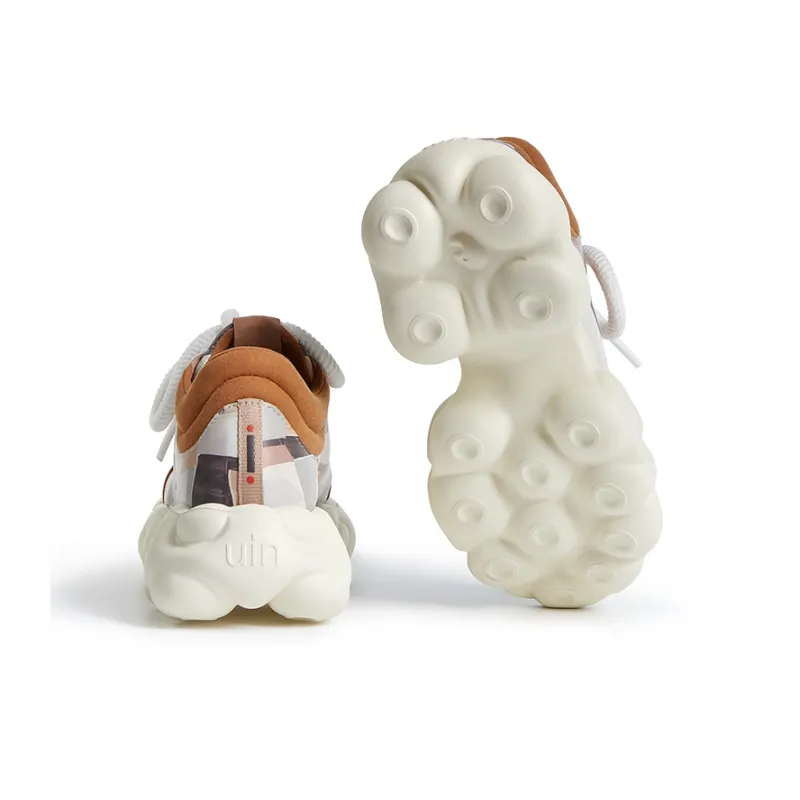 U.IN Painted Travel Cloud Collection Low Top Chunky Sneakers Women's-13