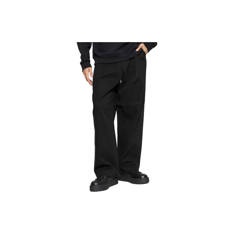 MOSCHINO Wide Leg Pleated Trousers-2