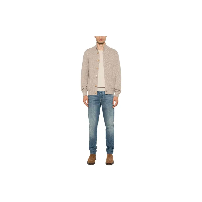 Brunello Cucinelli Long Sleeved Button Up Cardigan-1