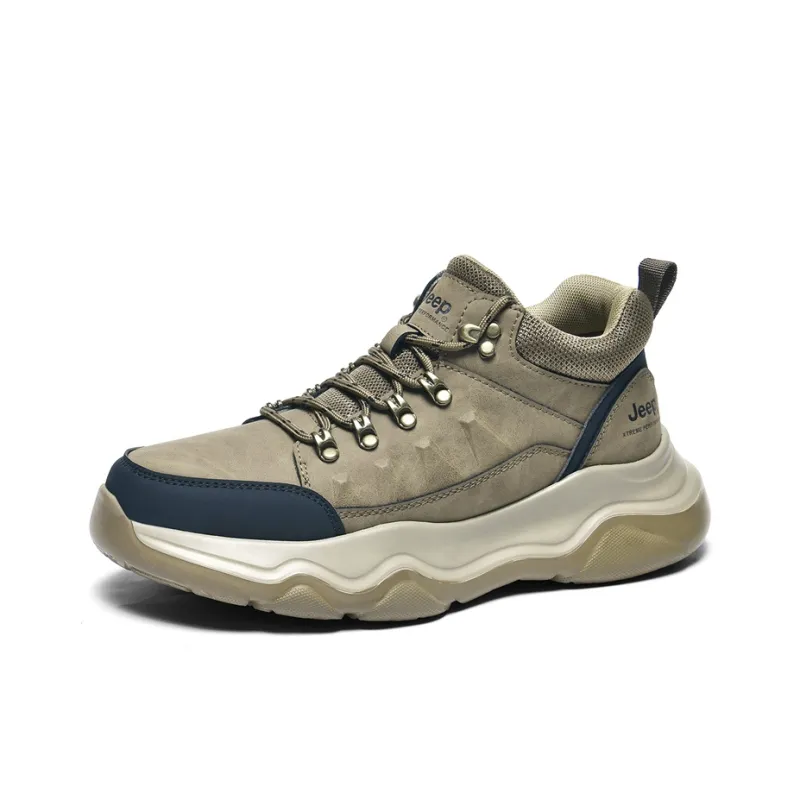 Jeep Wear-Resistant Coverage Low-Top Hiking Shoes Men's-1