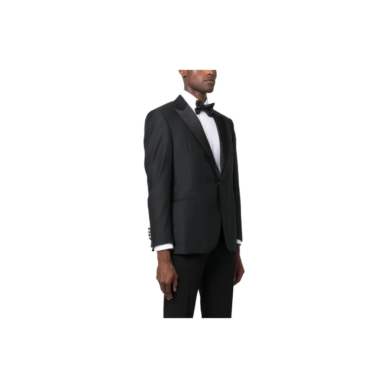 Canali Single-breasted Wool Dinner Jacket-3