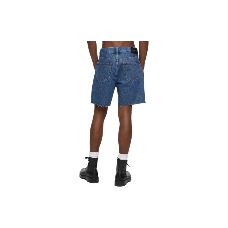 CALVIN KLEIN Denim Shorts Men's Blue-3