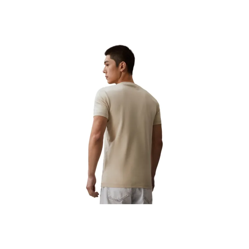 CALVIN KLEIN T Shirt Men's Light Khaki-2