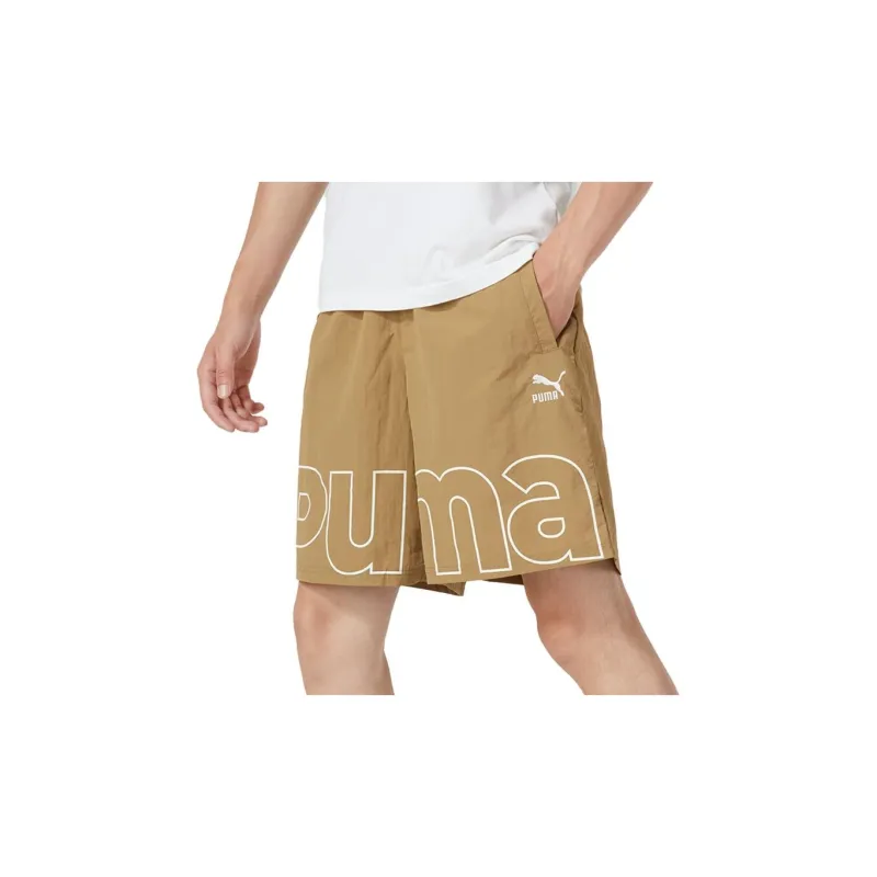 PUMA Casual Shorts Men Khaki-3
