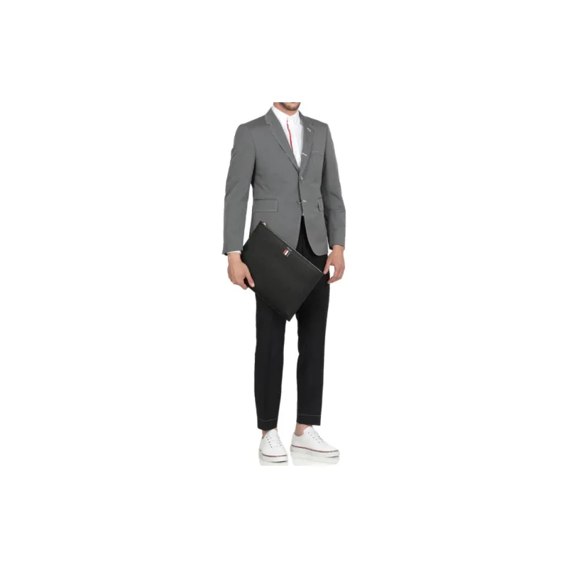 THOM BROWNE Single Breasted Tailored Blazer-2