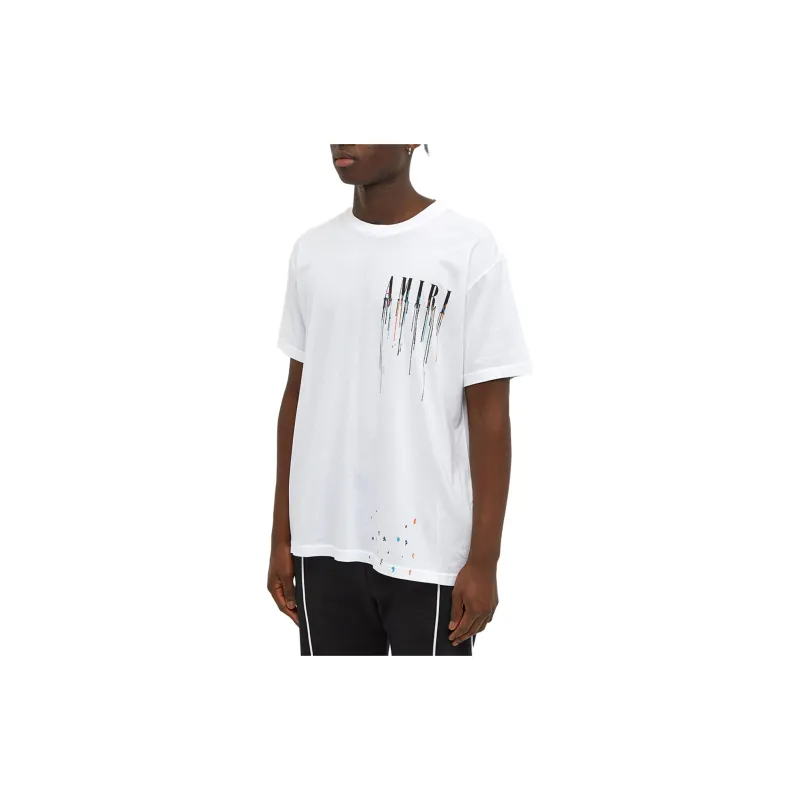 AMIRI Paint Drip Core Logo T Shirt-1