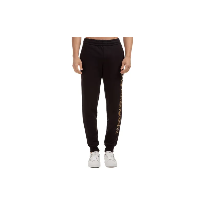 EMPORIO ARMANI Logo Printed Tapered Track Pants-4