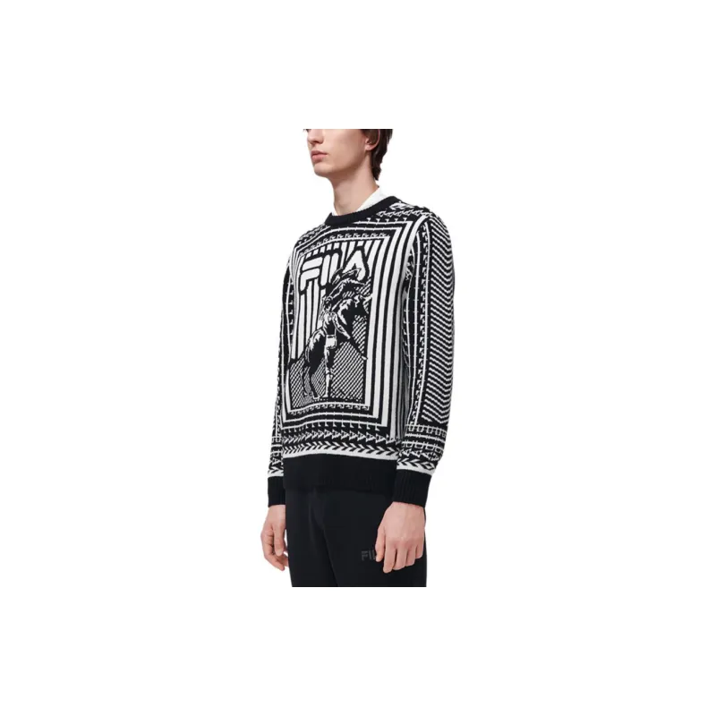 FILA Sweaters Men Black-4