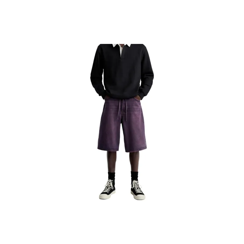 ZARA Casual Shorts Men's Purple-3