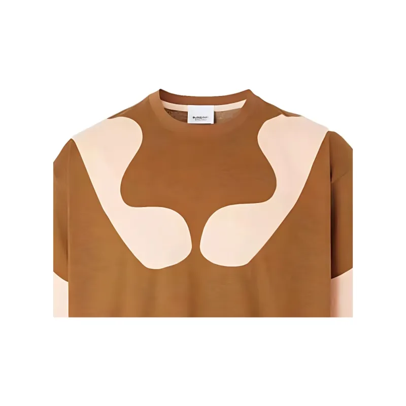 Burberry Abstract Print T Shirt-4