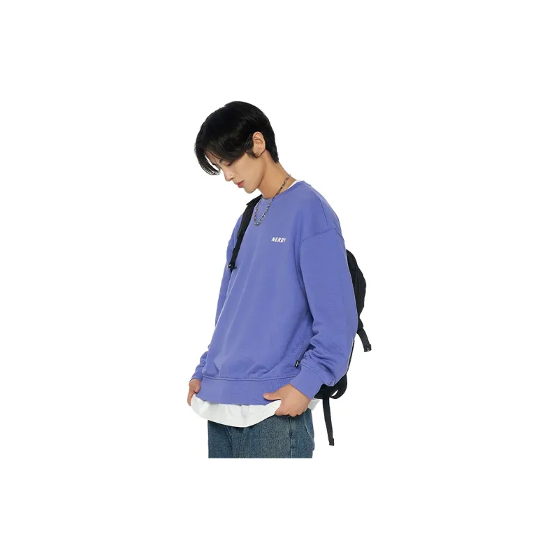 NERDY FW22 Sweatshirt Unisex Purple-4