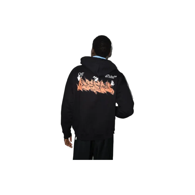 OFF WHITE Neen Ow Logo Skate Hoodie-2