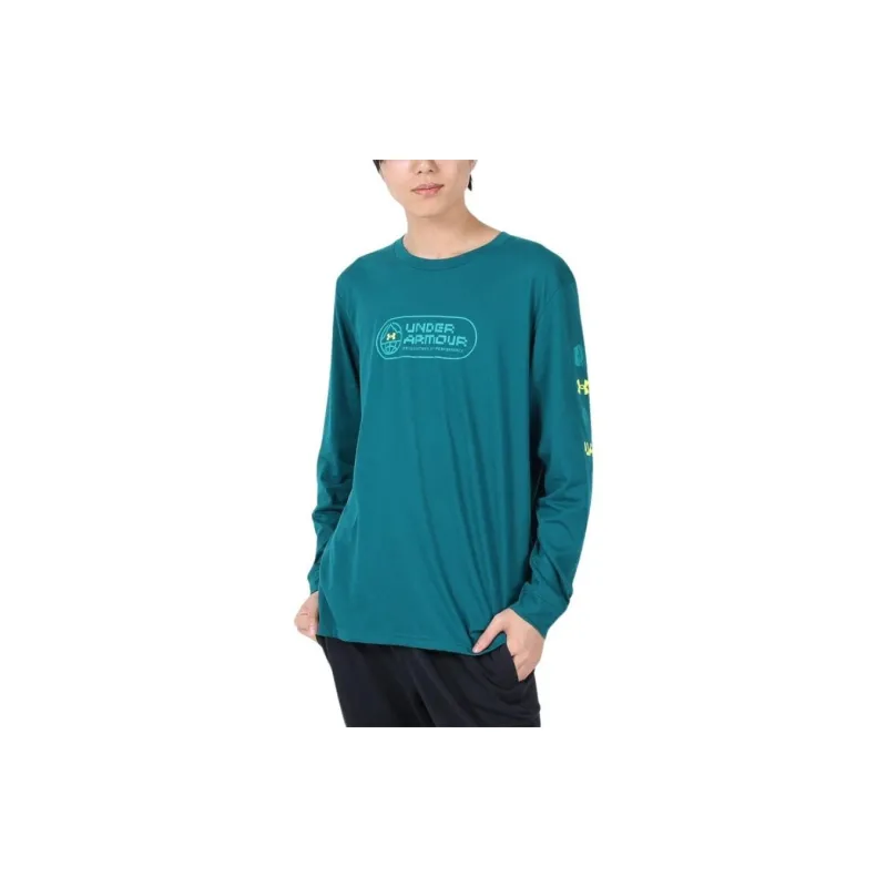 Under Armour T Shirt Men's Cyan Water-3