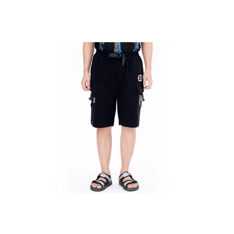 ED HARDY X Cargo Shorts Unisex Black-2