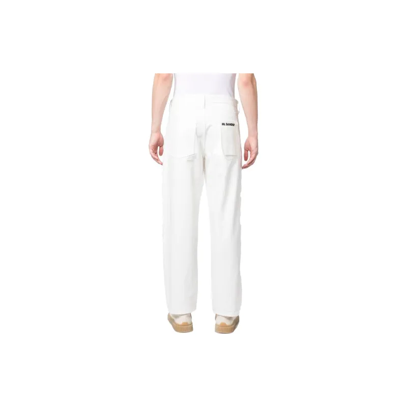 JIL SANDER Button Detailed Straight Leg Jeans-4